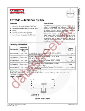 FST3345MTC datasheet  